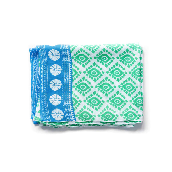 Olive- Hand Printed Sarong / shawl