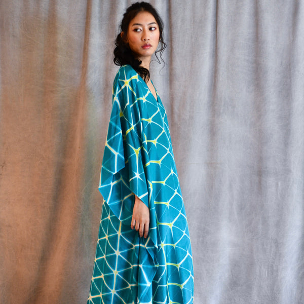 Dianna - Pure Silk Kaftan Dress