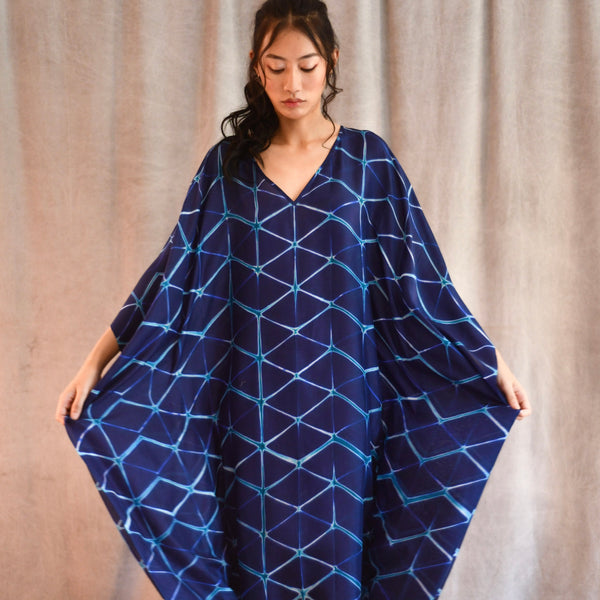 Dianna - Pure Silk Kaftan Dress