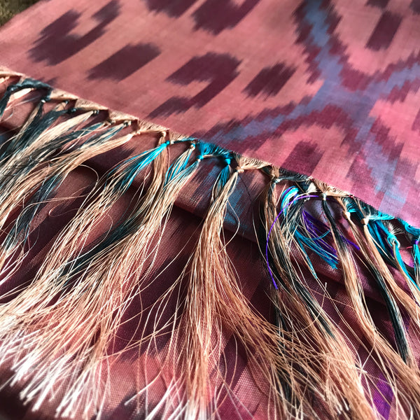 Melody - Pure Silk Hand Woven Ikat Scarf